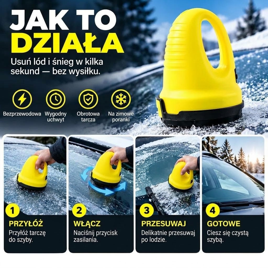 Elektryczna Skrobaczka Akumulatorowa IceBuster™